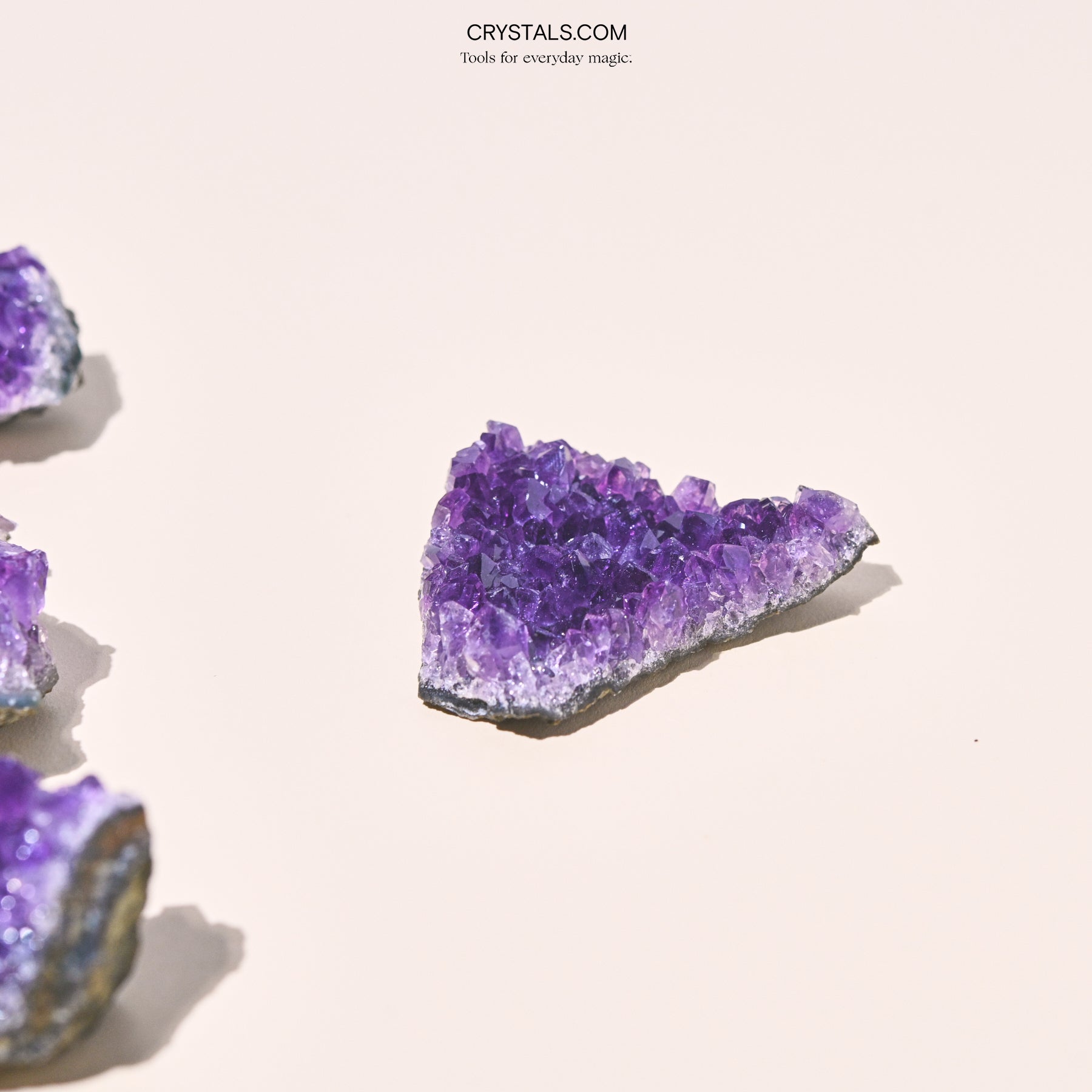 CRYSTALS.COM Brazilian Amethyst Cluster