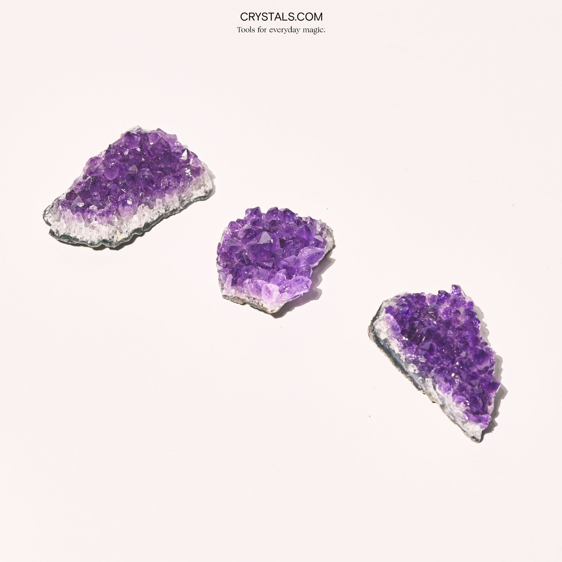 CRYSTALS.COM Brazilian Amethyst Cluster