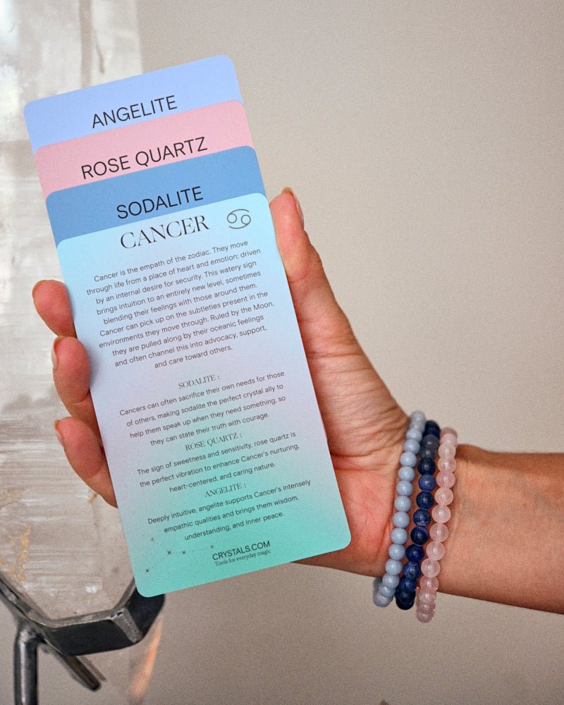 CRYSTALS.COM Cancer Bracelet Trio