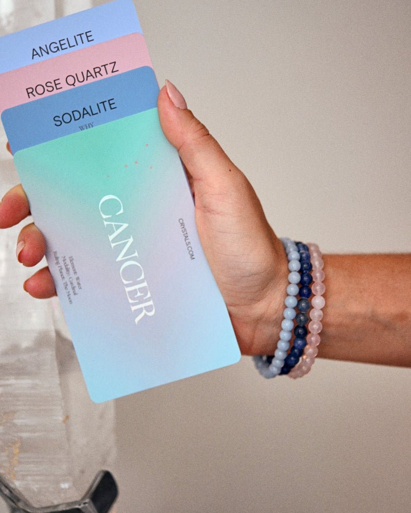 CRYSTALS.COM Cancer Bracelet Trio