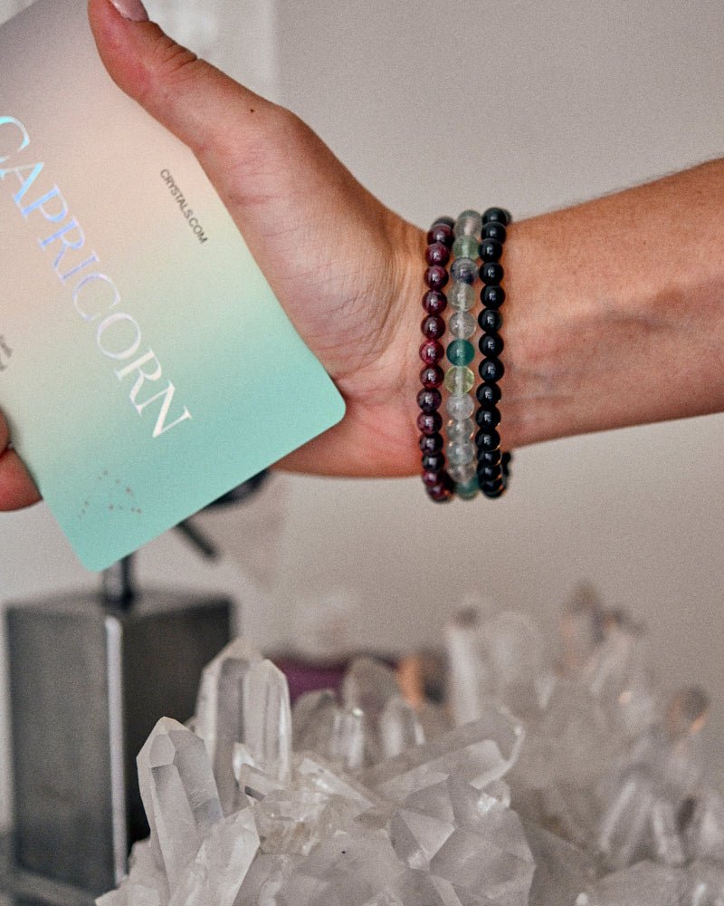 CRYSTALS.COM Capricorn Bracelet Trio
