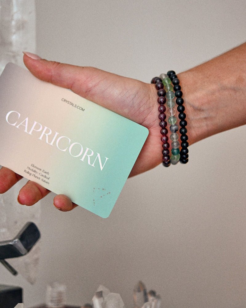 CRYSTALS.COM Capricorn Bracelet Trio
