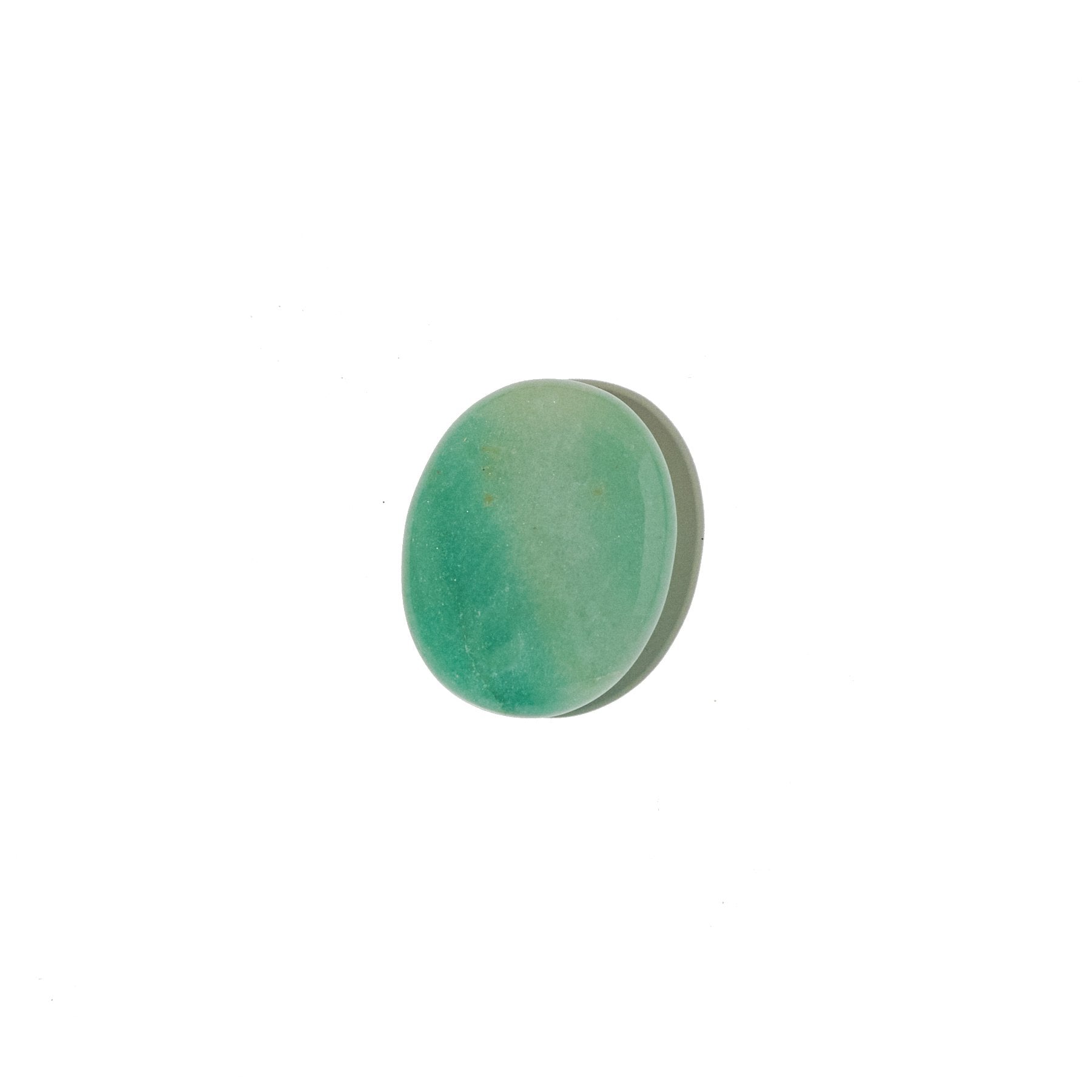 CRYSTALS.COM Green Aventurine Palm Stone