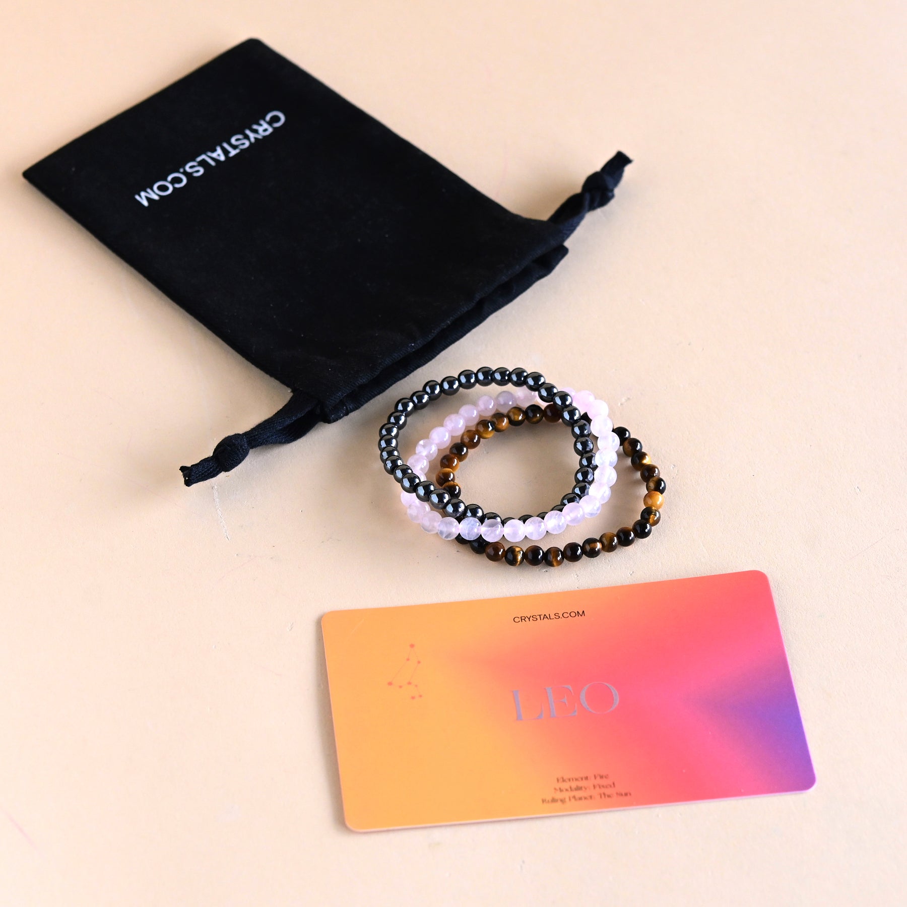 CRYSTALS.COM Leo Bracelet Trio