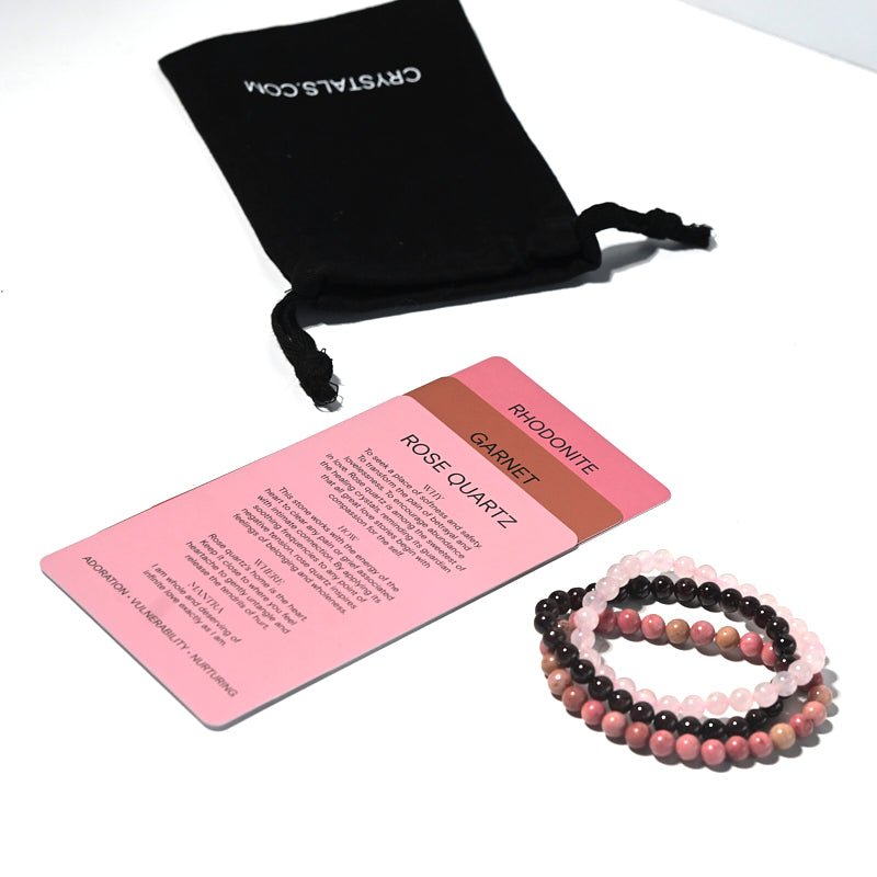 CRYSTALS.COM Love Bracelet Trio