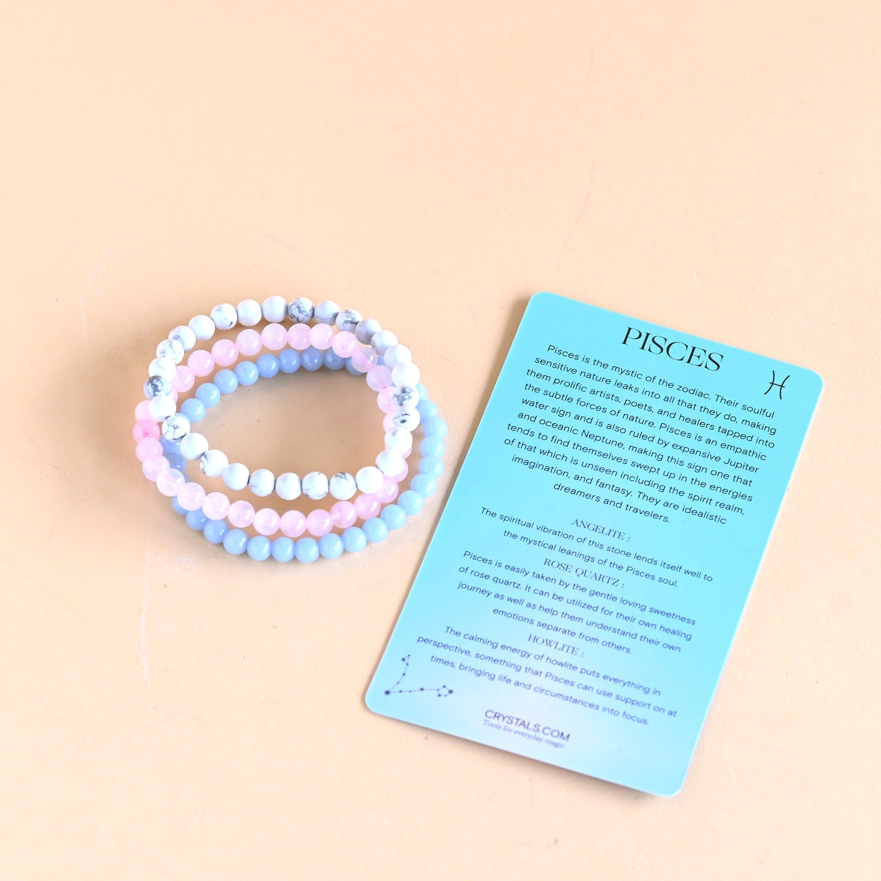 CRYSTALS.COM Pisces Bracelet Trio