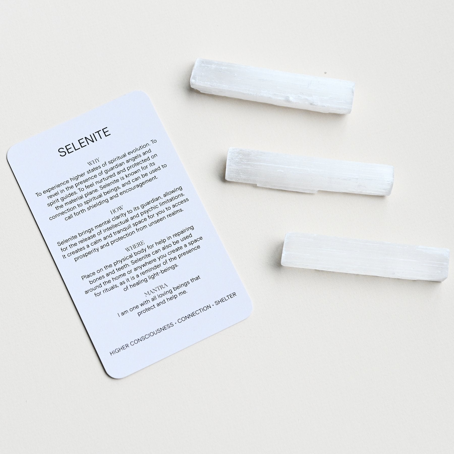 CRYSTALS.COM Selenite Cleansing Wand