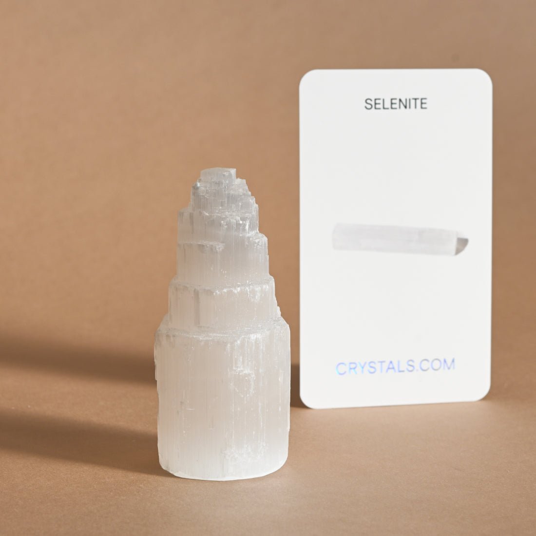 CRYSTALS.COM Selenite Tower