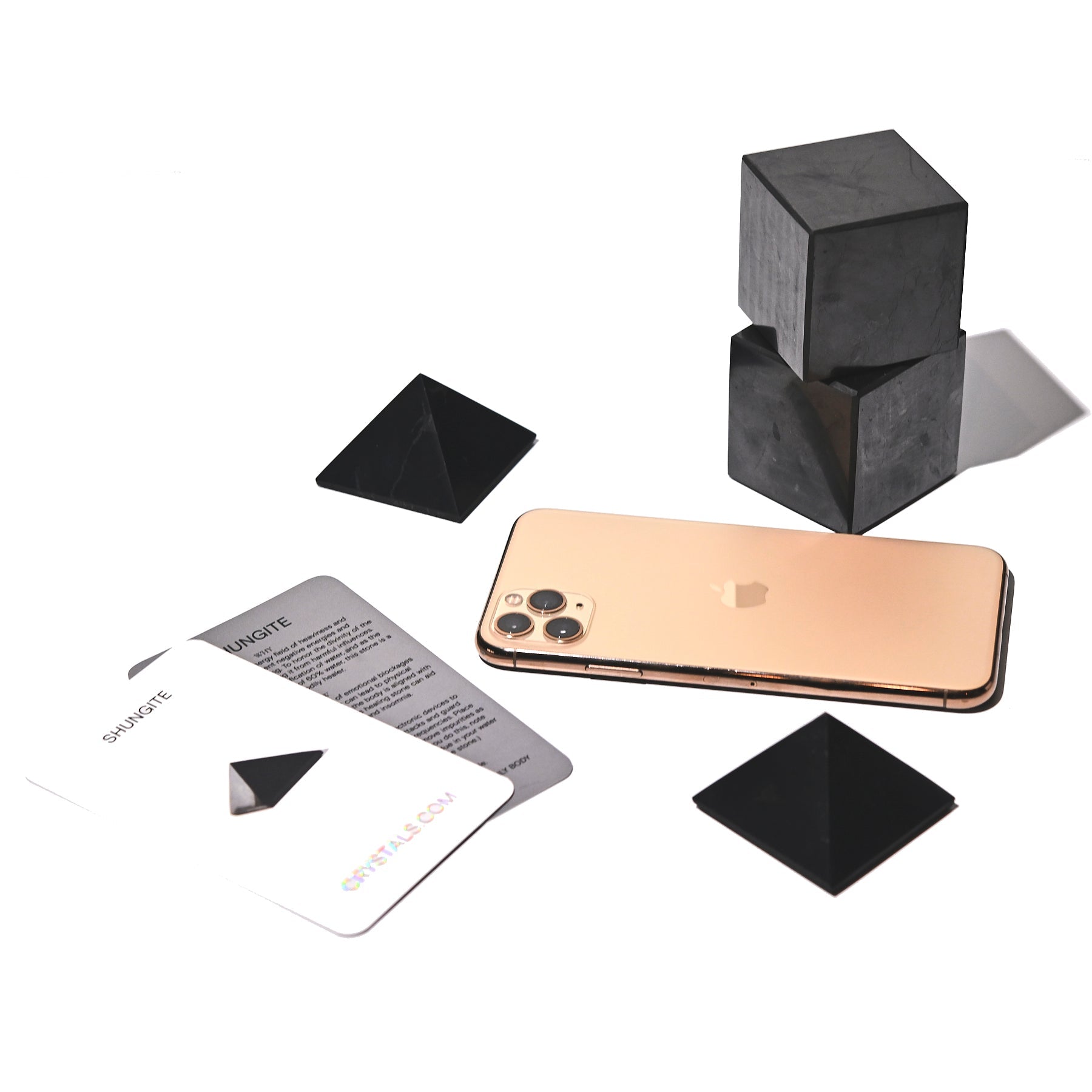 CRYSTALS.COM Shungite Pyramid