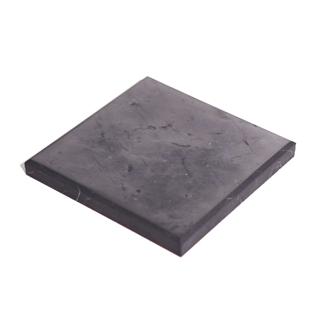 CRYSTALS.COM Shungite Square Plate 4 Inch