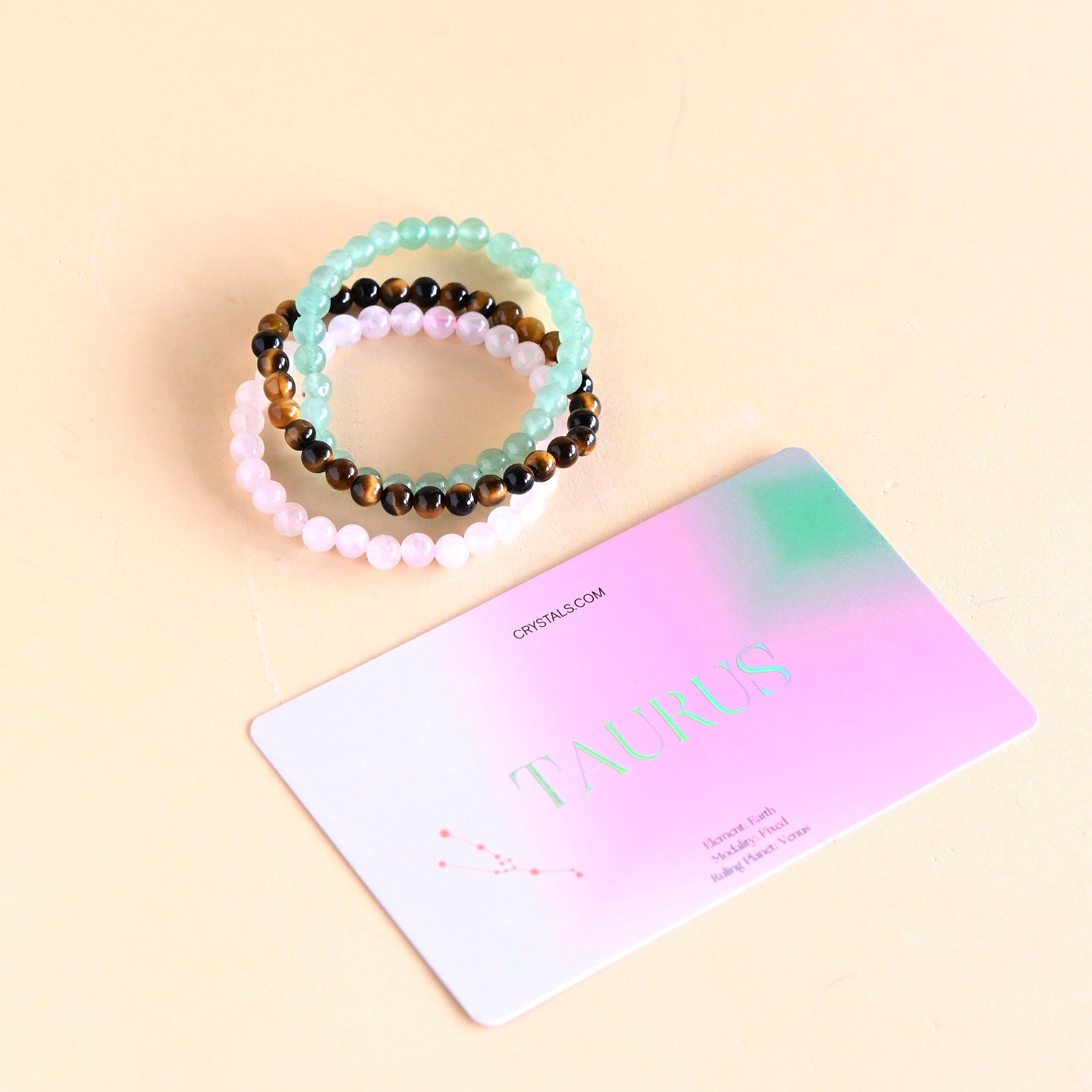 CRYSTALS.COM Taurus Bracelet Trio