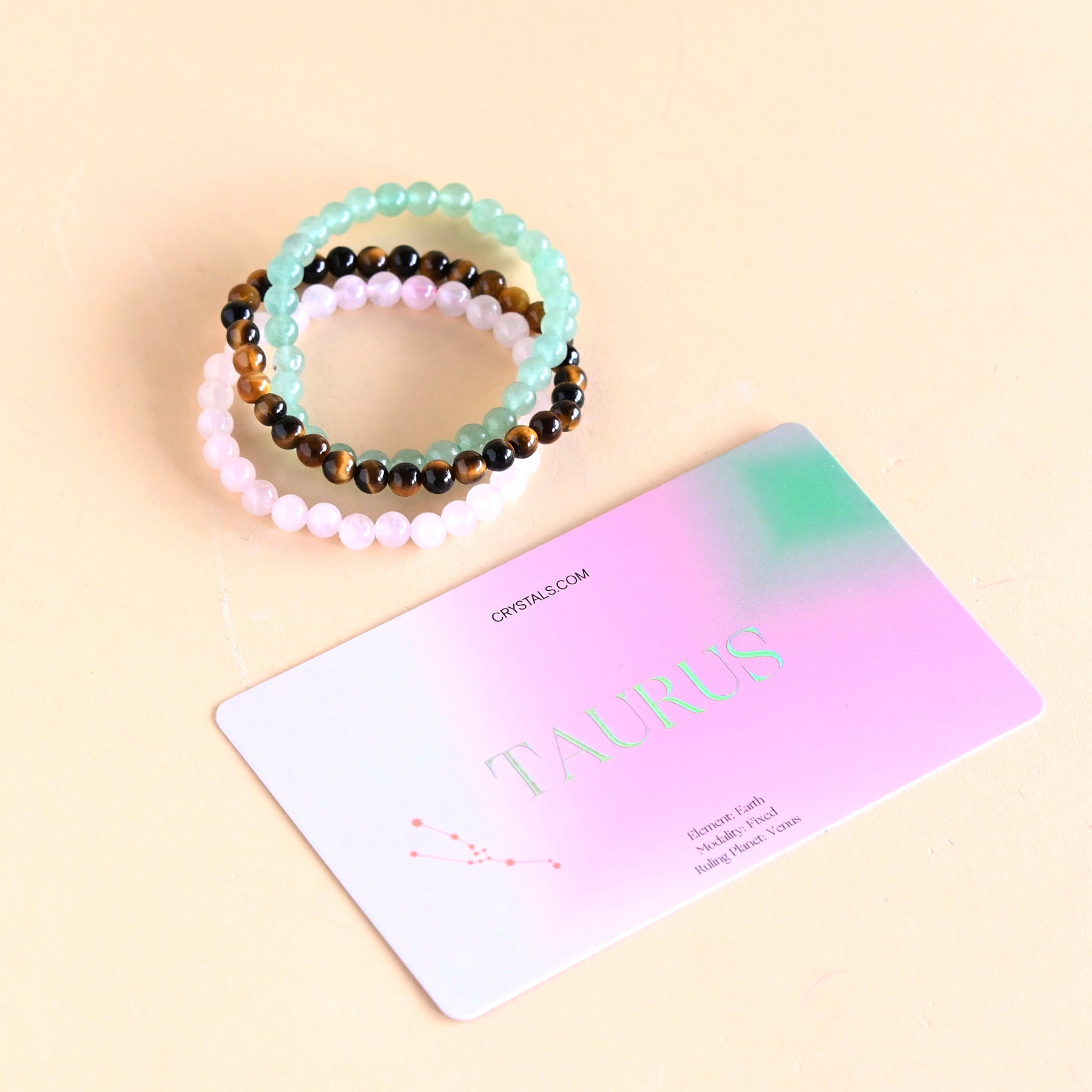 CRYSTALS.COM Taurus Bracelet Trio