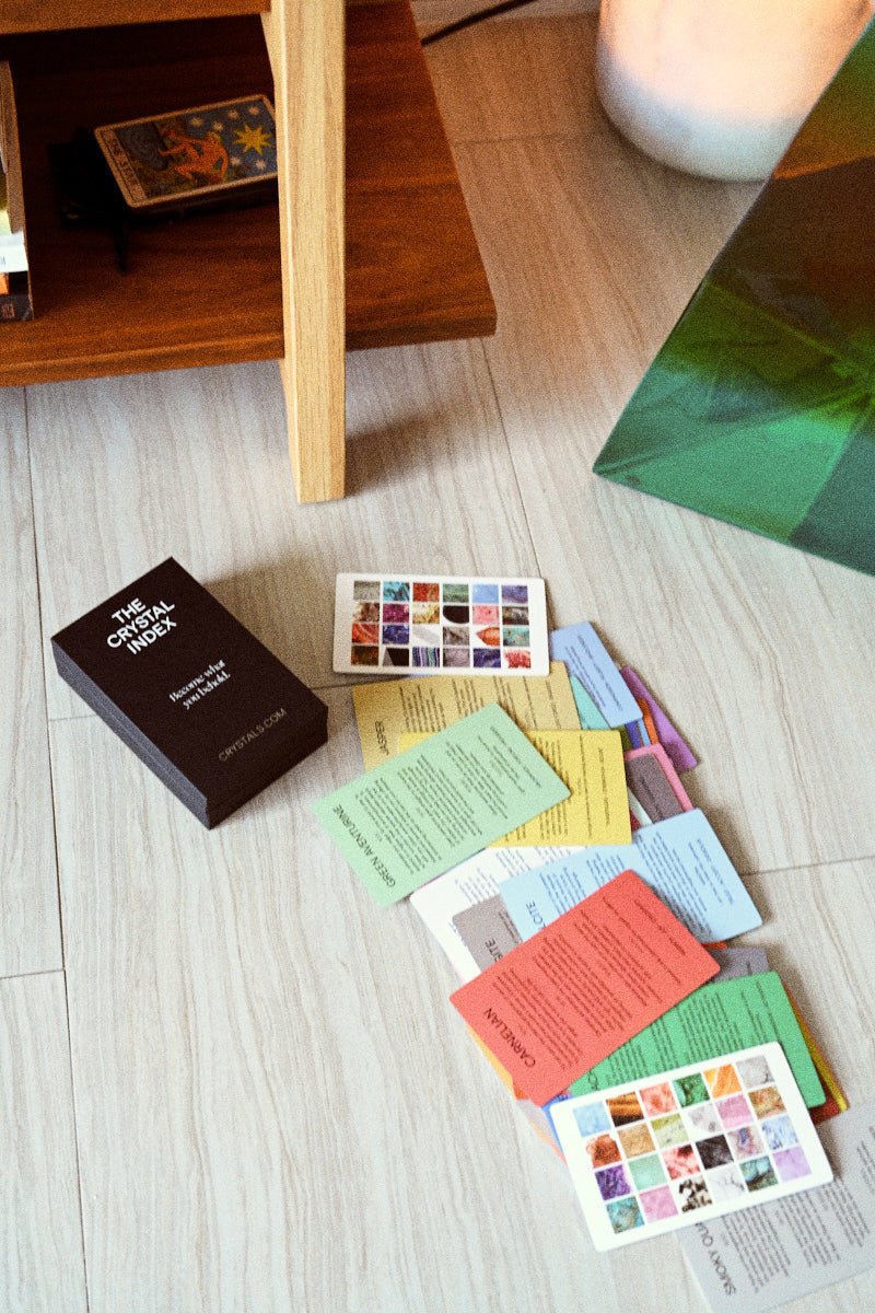 CRYSTALS.COM THE CRYSTAL INDEX - CARD DECK