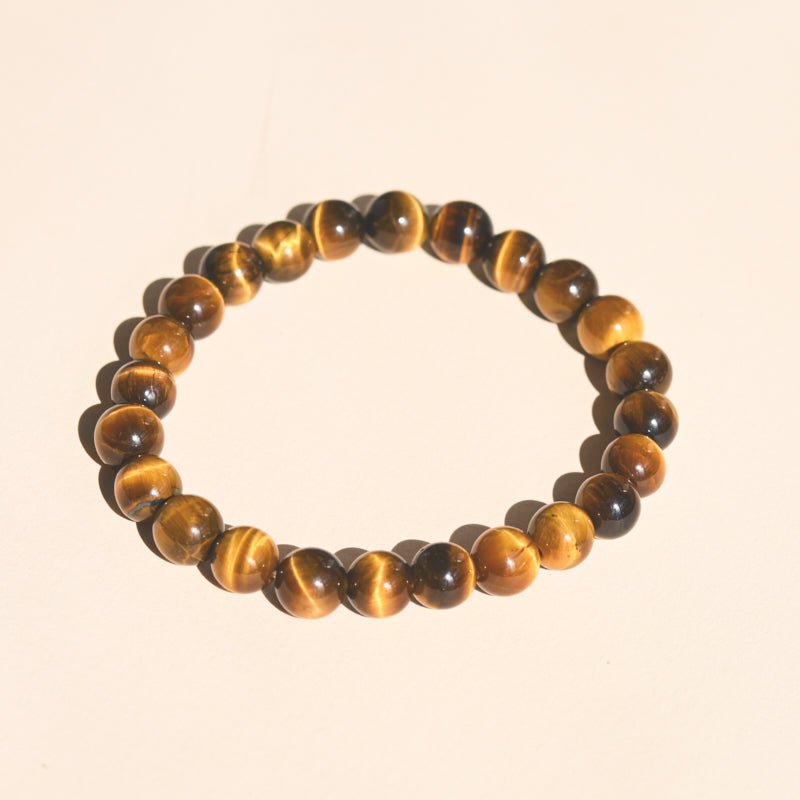 CRYSTALS.COM Tiger’s Eye Bracelet - COURAGE + JOY