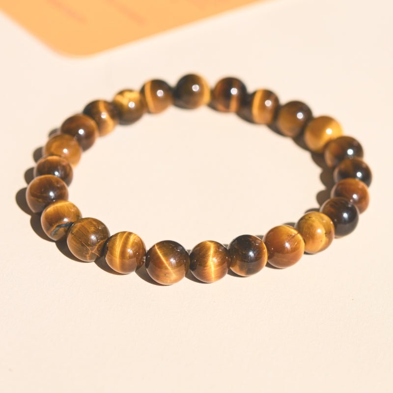 CRYSTALS.COM Tiger’s Eye Bracelet - COURAGE + JOY