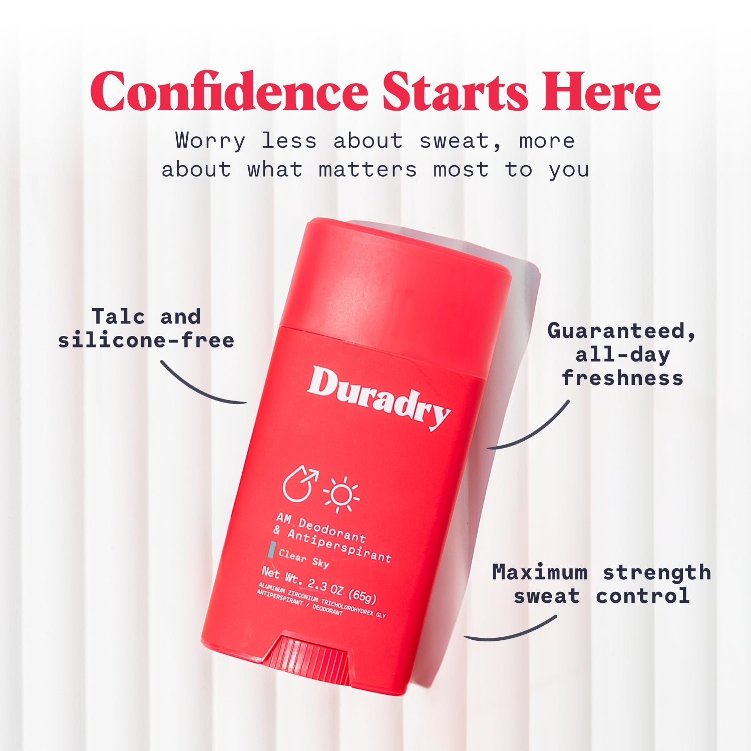 Duradry Antiperspirant Deodorant Stick