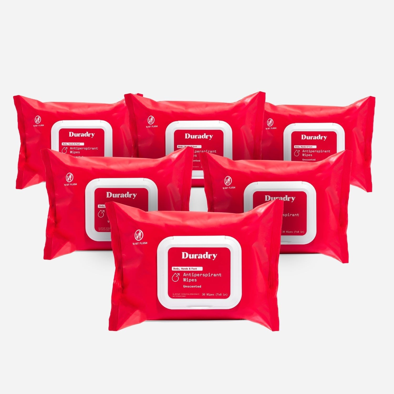 Duradry Whole Body Antiperspirant Wipes