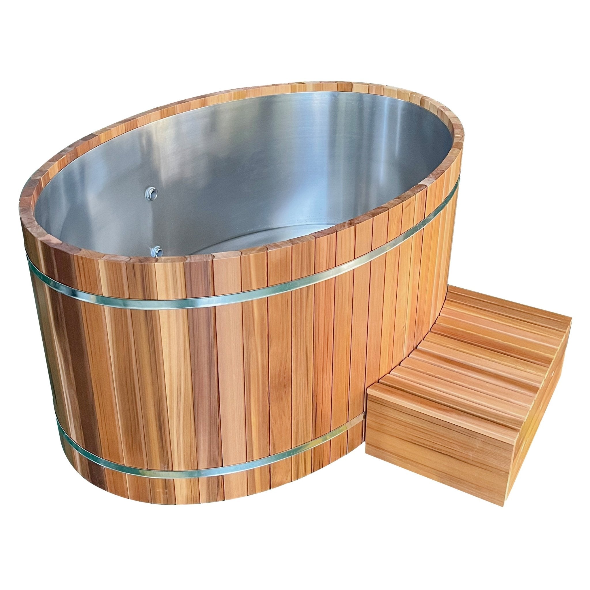 Durasage Health Durasage Cold Plunge Ice Bathtub, Stainless Steel Liner, Ozone Sanitation, Filtration System, 32 - 104 Degrees, 1300W Chiller and Heater