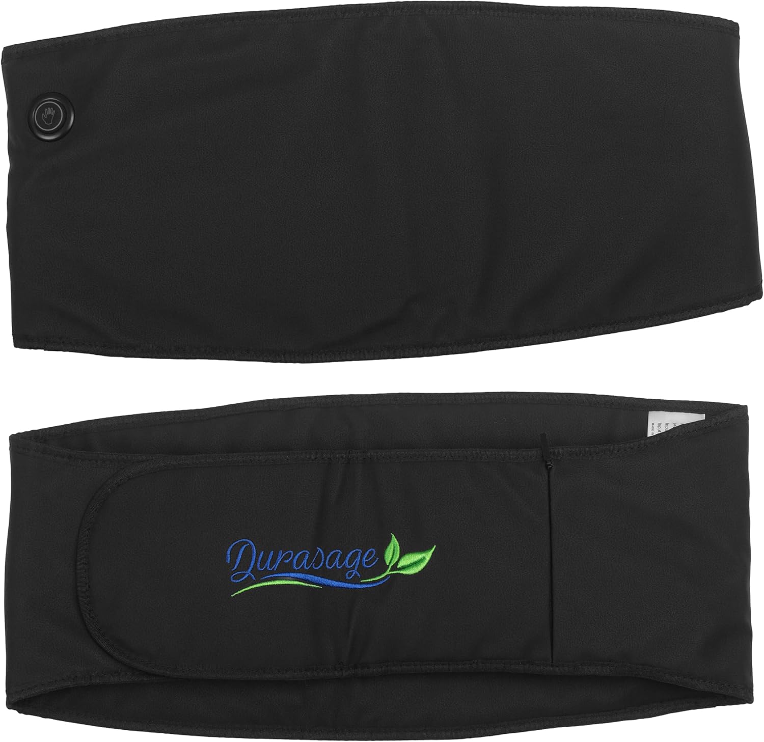 Durasage Health Durasage Cordless Heating Pad for Back Pain Relief – Portable Infrared Waist Belt with 3 Adjustable Heat Settings, Wearable Wrap for Lower Back - Comfort & Lightweight – Black