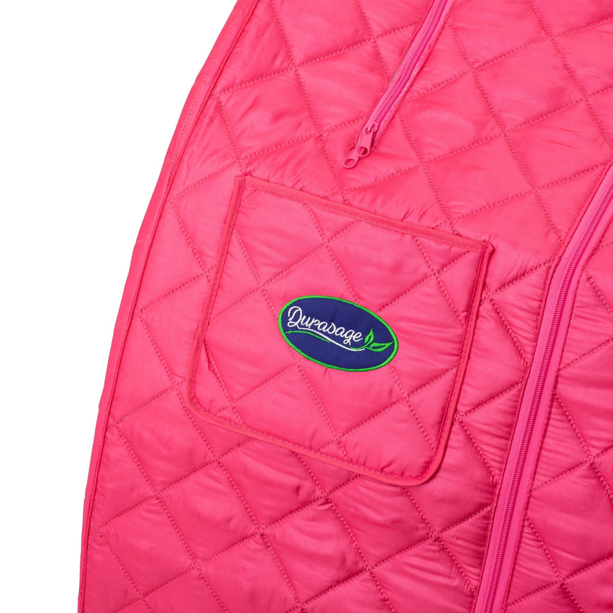 Durasage Health Durasage Lightweight Portable Personal Steam Sauna Spa for Relaxation at Home, 60 Minute Timer, 800 Watt Steam Generator, Chair Included - Fuchsia