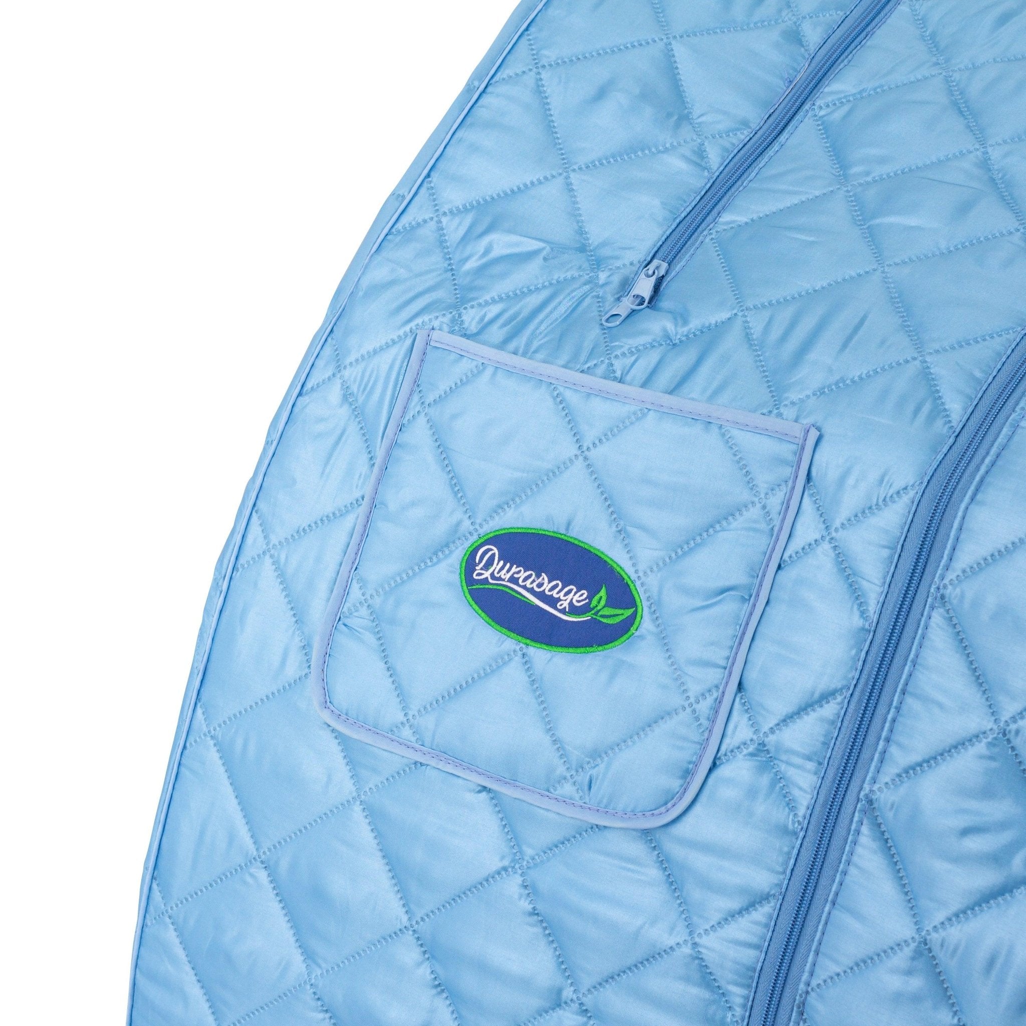 Durasage Health Durasage Lightweight Portable Personal Steam Sauna Spa for Relaxation at Home, 60 Minute Timer, 800 Watt Steam Generator, Chair Included - Light Blue