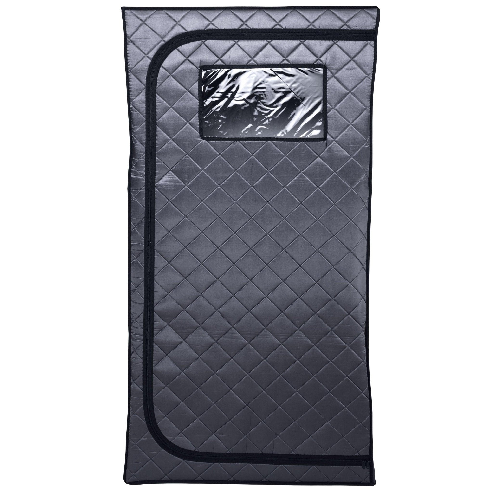 Durasage Health Durasage Portable Full Size Infrared Sauna for at Home | Ultra Low EMF Infrared Panels | LED Lighting, Heating Foot Pad and Portable Chair (1 - Person)