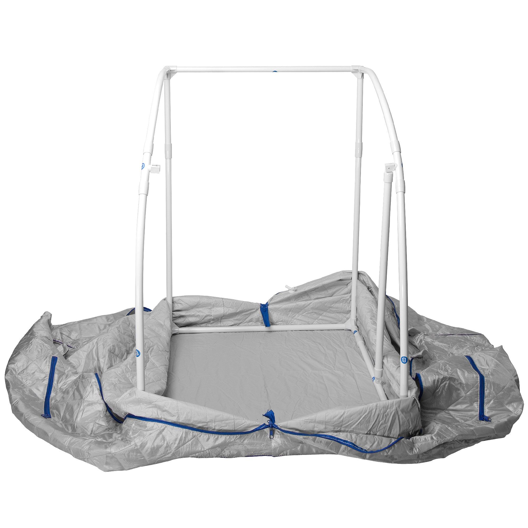 Durasage Health Lightweight Personal Steam Sauna for Weight Loss, Detox & Relaxation, 60 Minute Timer - Blue