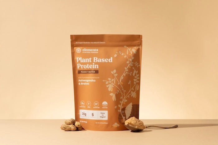 Elements Truffles Plant Based Protein Powder: Peanut Butter (21 Servings)