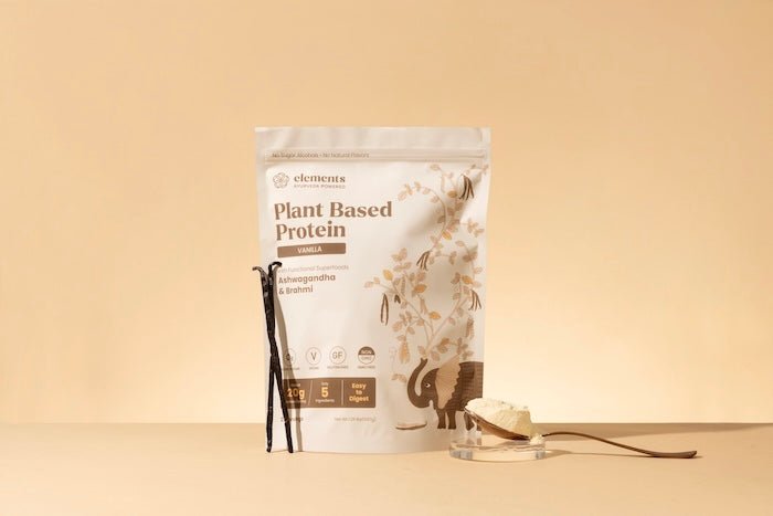 Elements Truffles Plant Based Protein Powder: Vanilla (21 Servings)