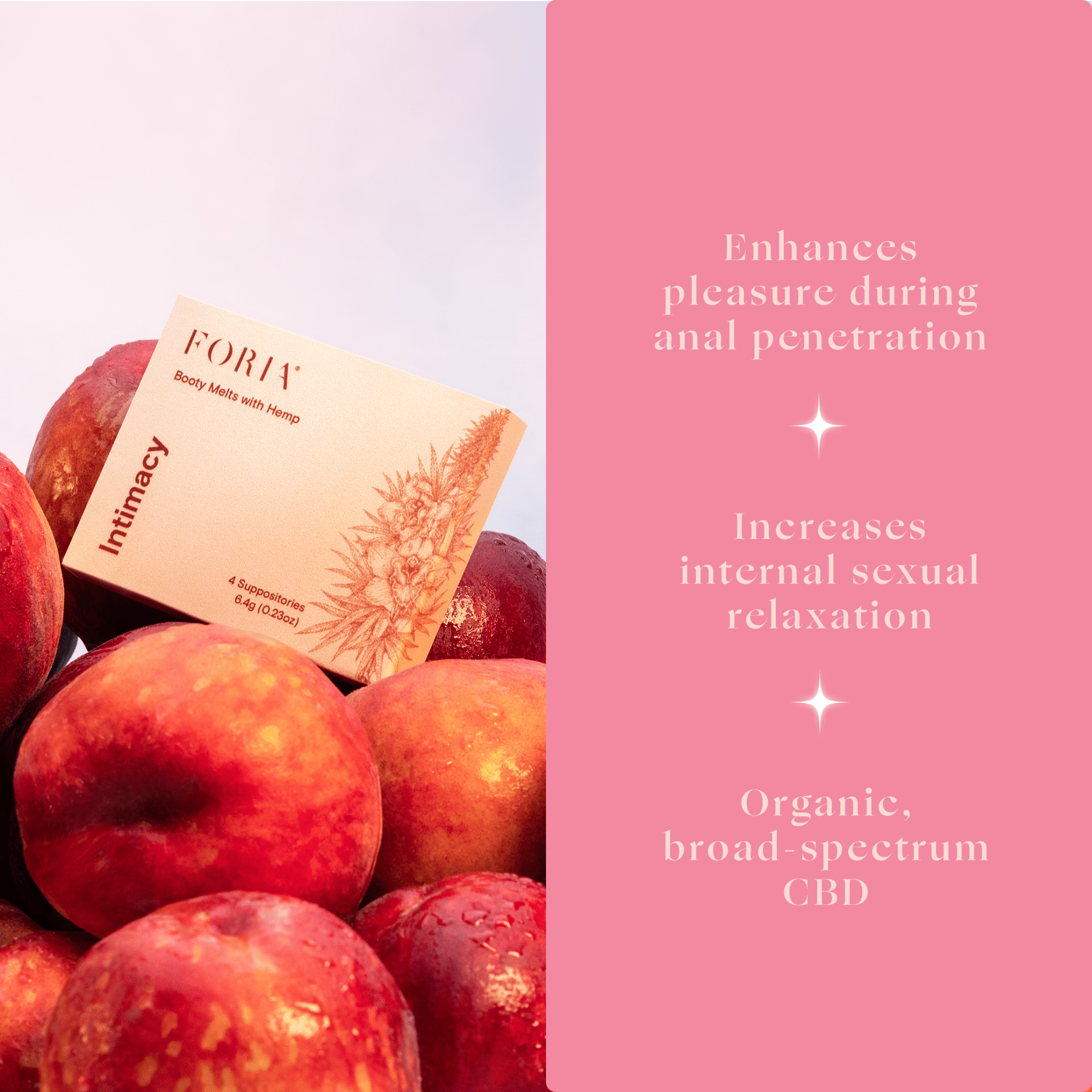 Foria Booty Melts with Hemp