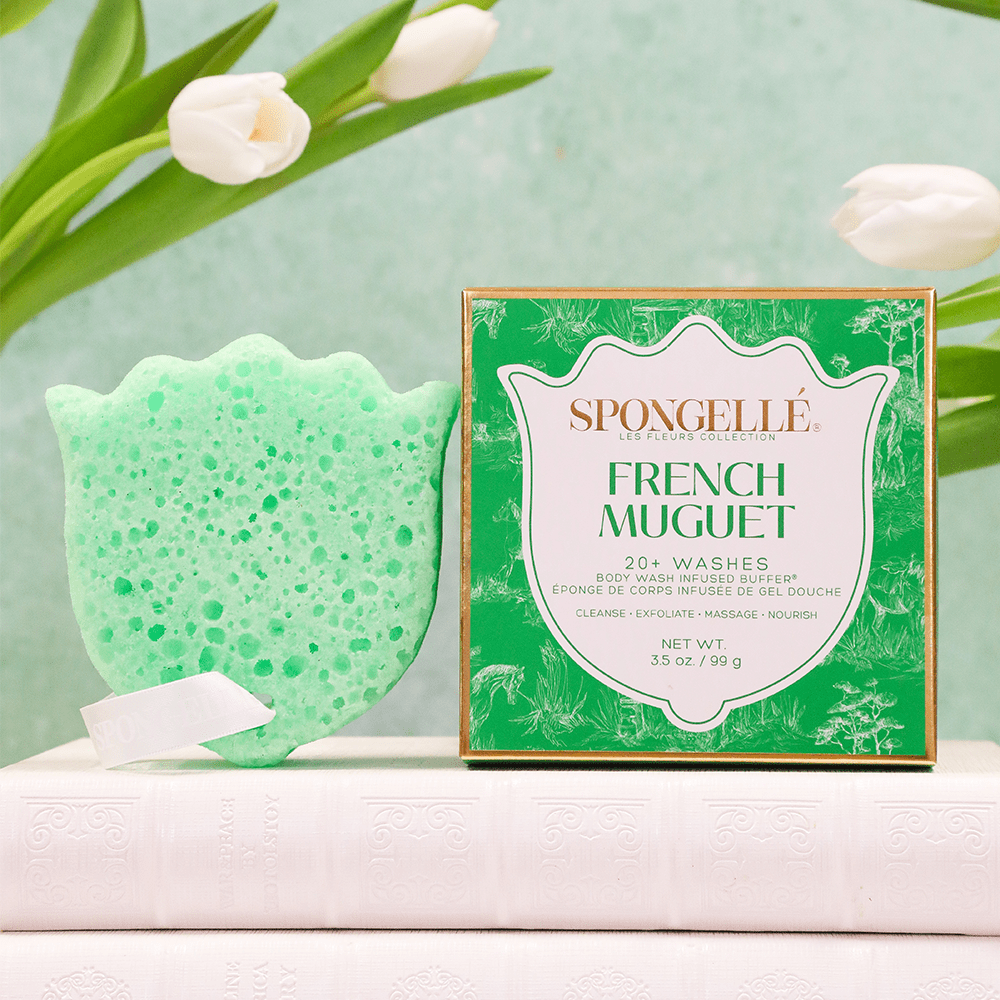 Spongellé French Muguet | Les Fleurs Body Buffer