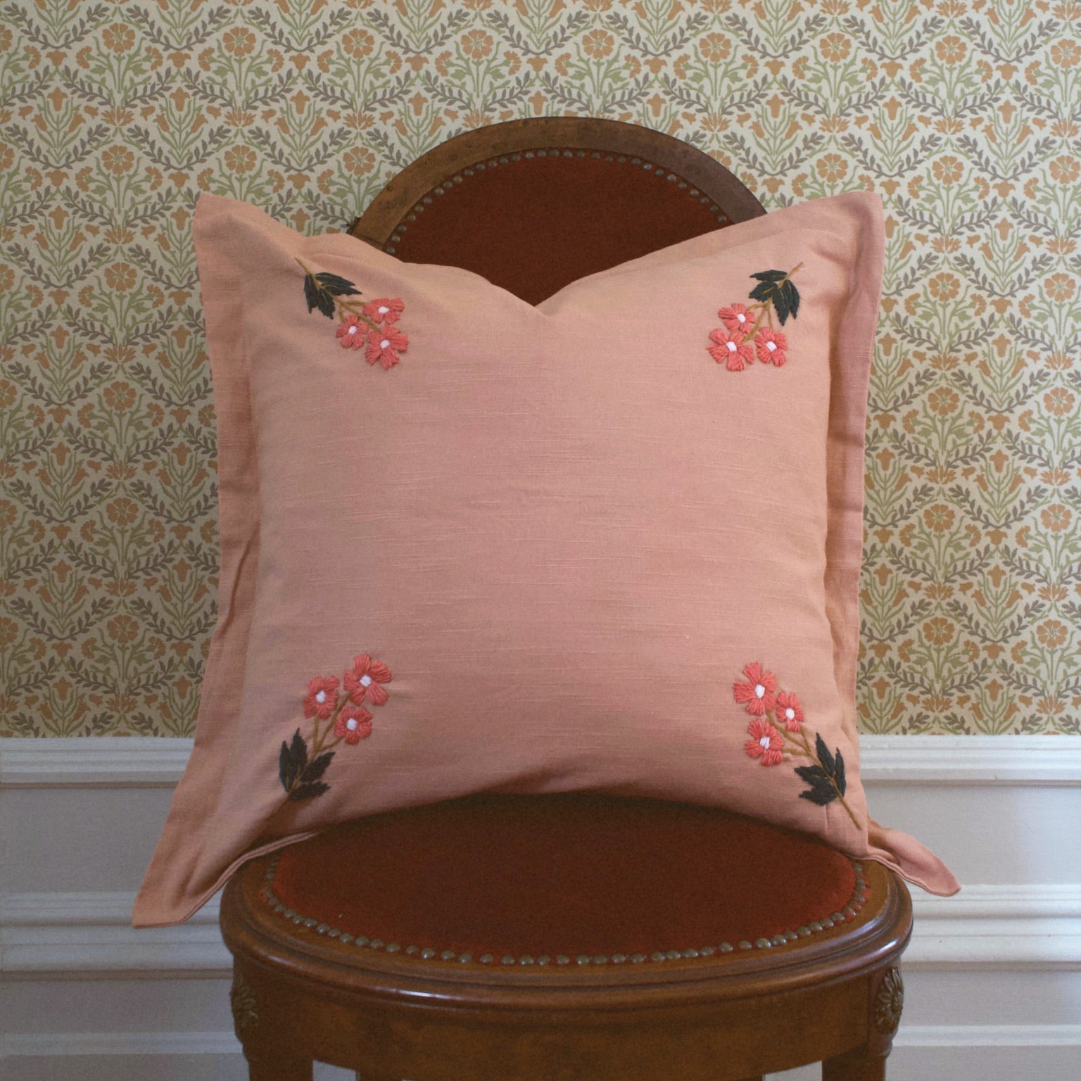 Galley & Fen Ada Clare Pillow (Dusty Pink)