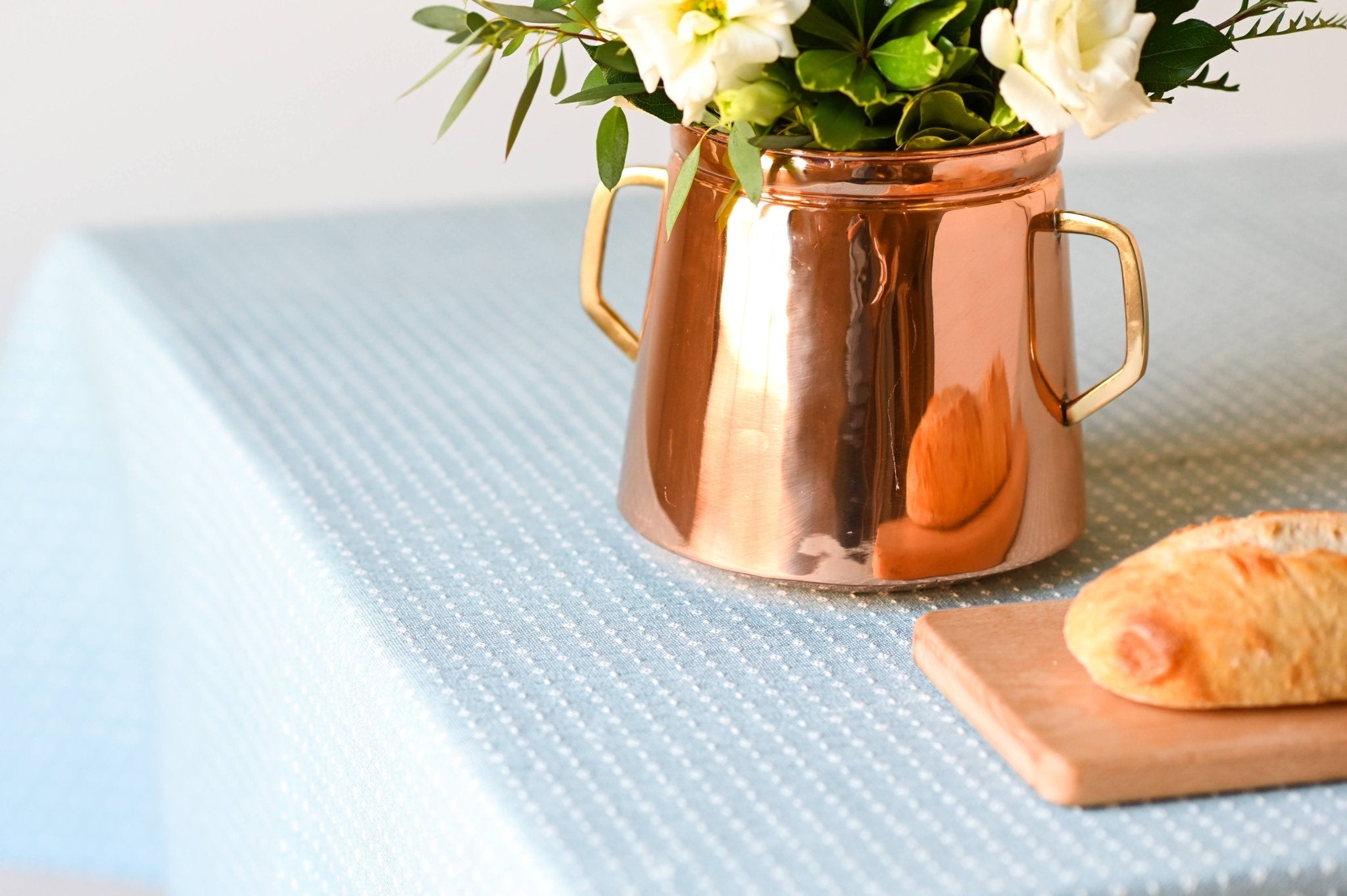 Galley & Fen Blue Dotted Tablecloth