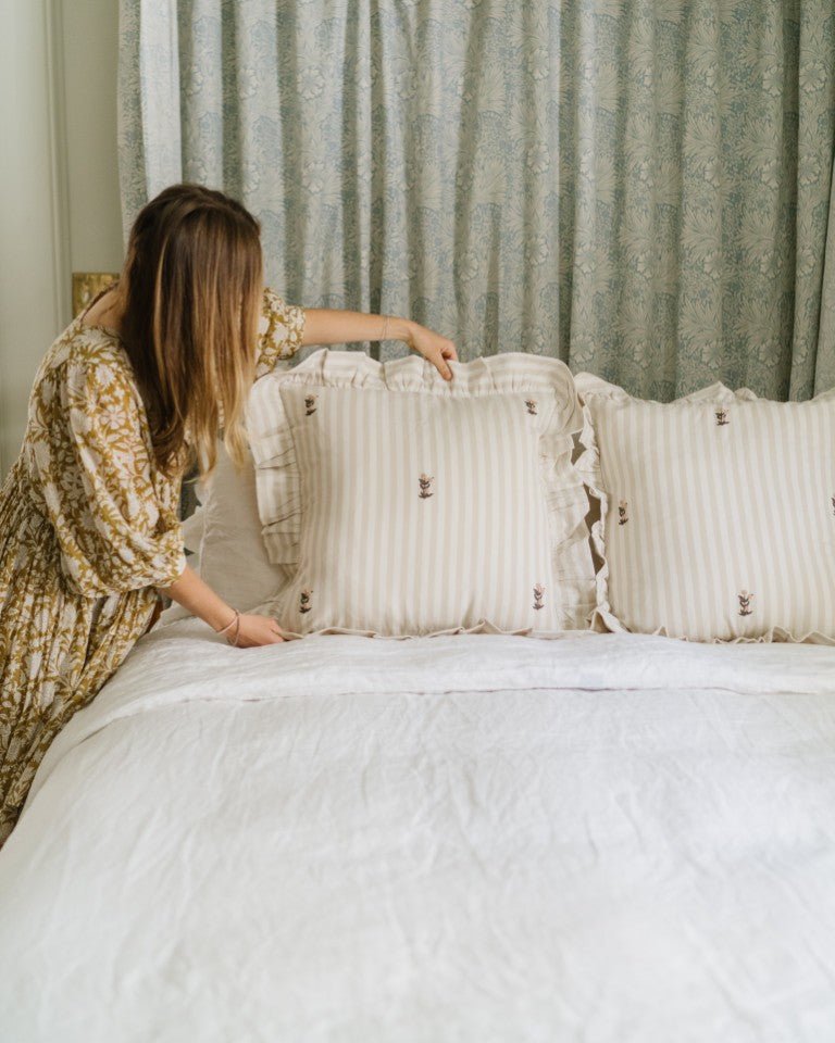 Galley & Fen Frances Ruffled Pillow