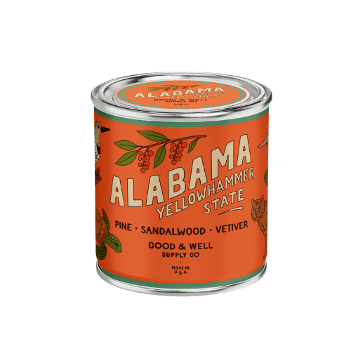 Good & Well Supply Co Alabama State Candle