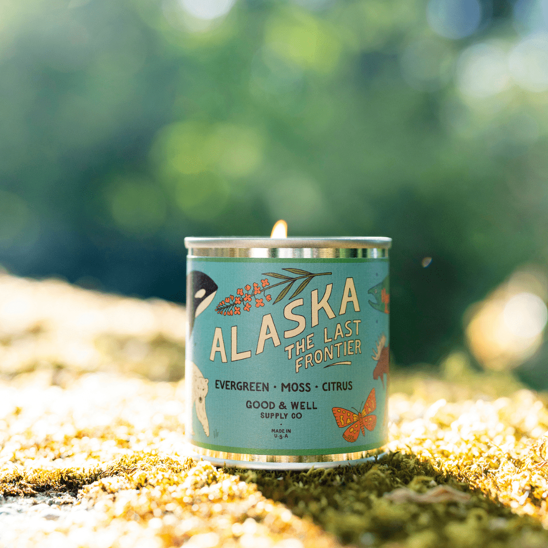 Good & Well Supply Co Alaska State Candle