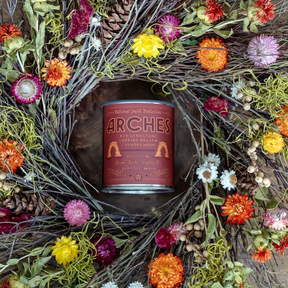 Good & Well Supply Co Arches National Park Candle