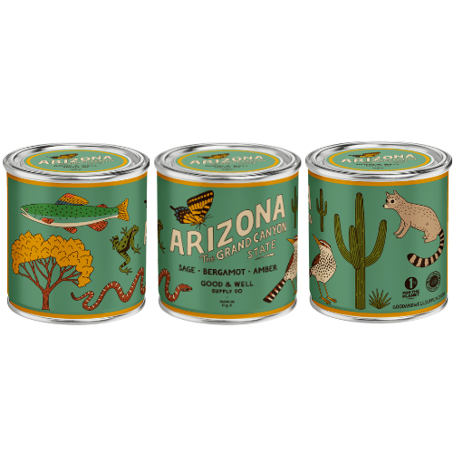 Good & Well Supply Co Arizona State Candle