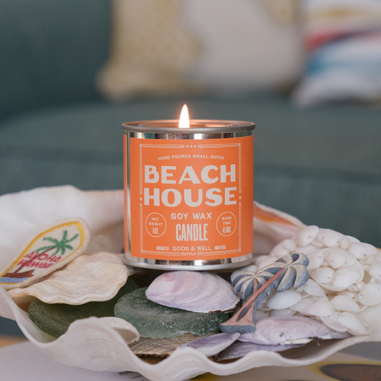 Good & Well Supply Co Beach House Happy Place Candle