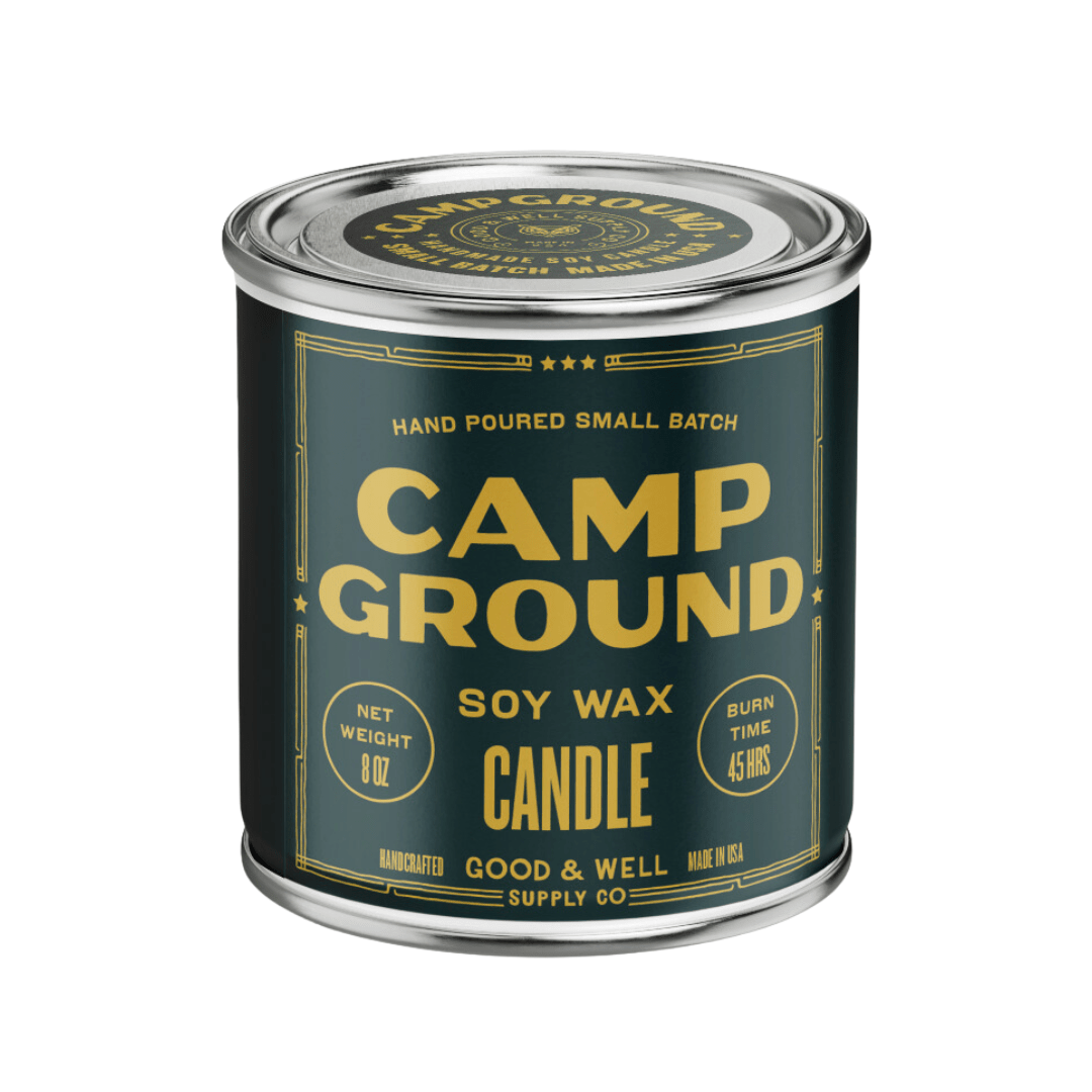 Good & Well Supply Co Camp Ground Happy Place Candle