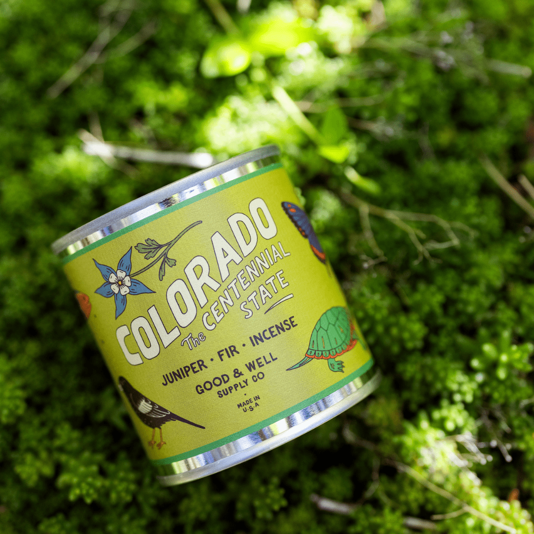 Good & Well Supply Co Colorado State Candle