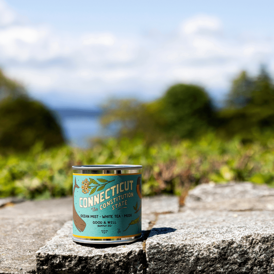 Good & Well Supply Co Connecticut State Candle