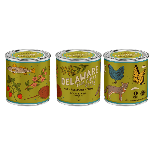 Good & Well Supply Co Delaware State Candle