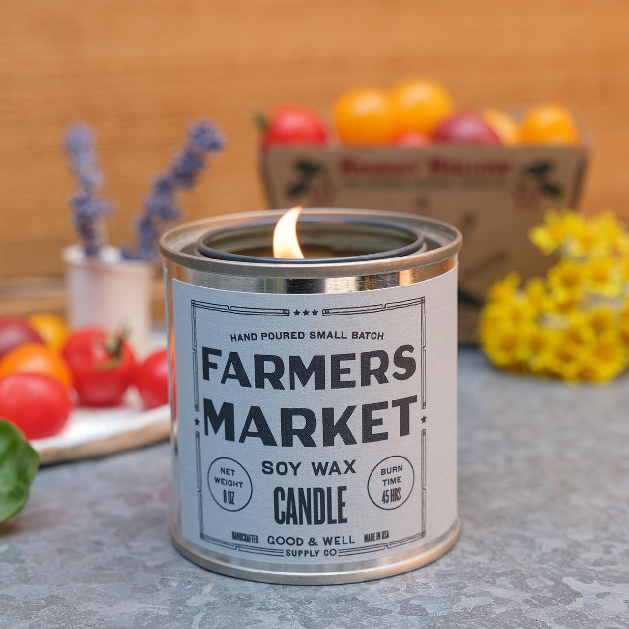 Good & Well Supply Co Farmers Market Happy Place Candle