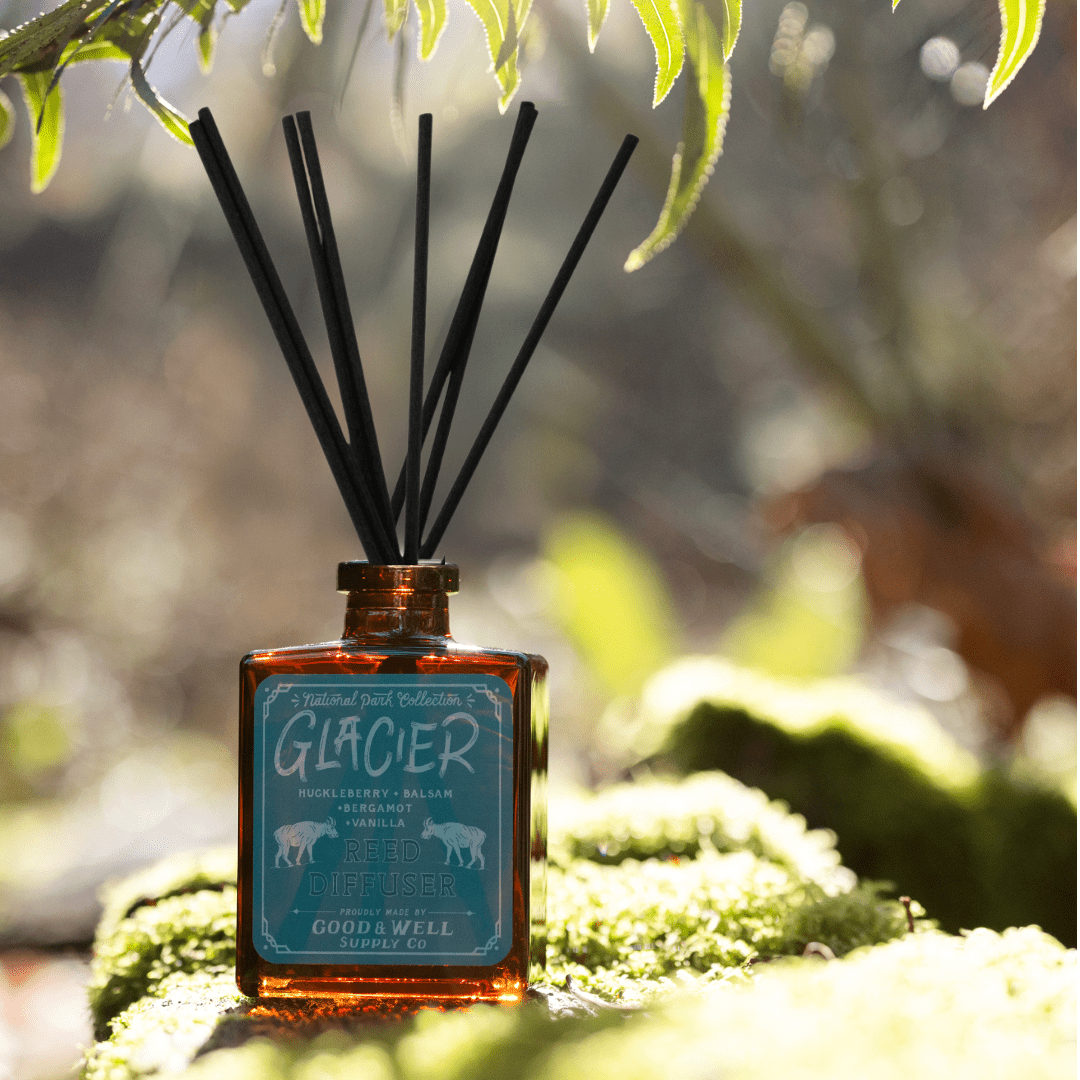 Good & Well Supply Co Glacier National Park Reed Diffuser