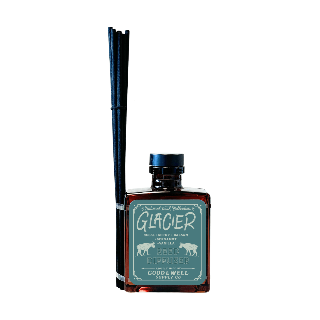 Good & Well Supply Co Glacier National Park Reed Diffuser