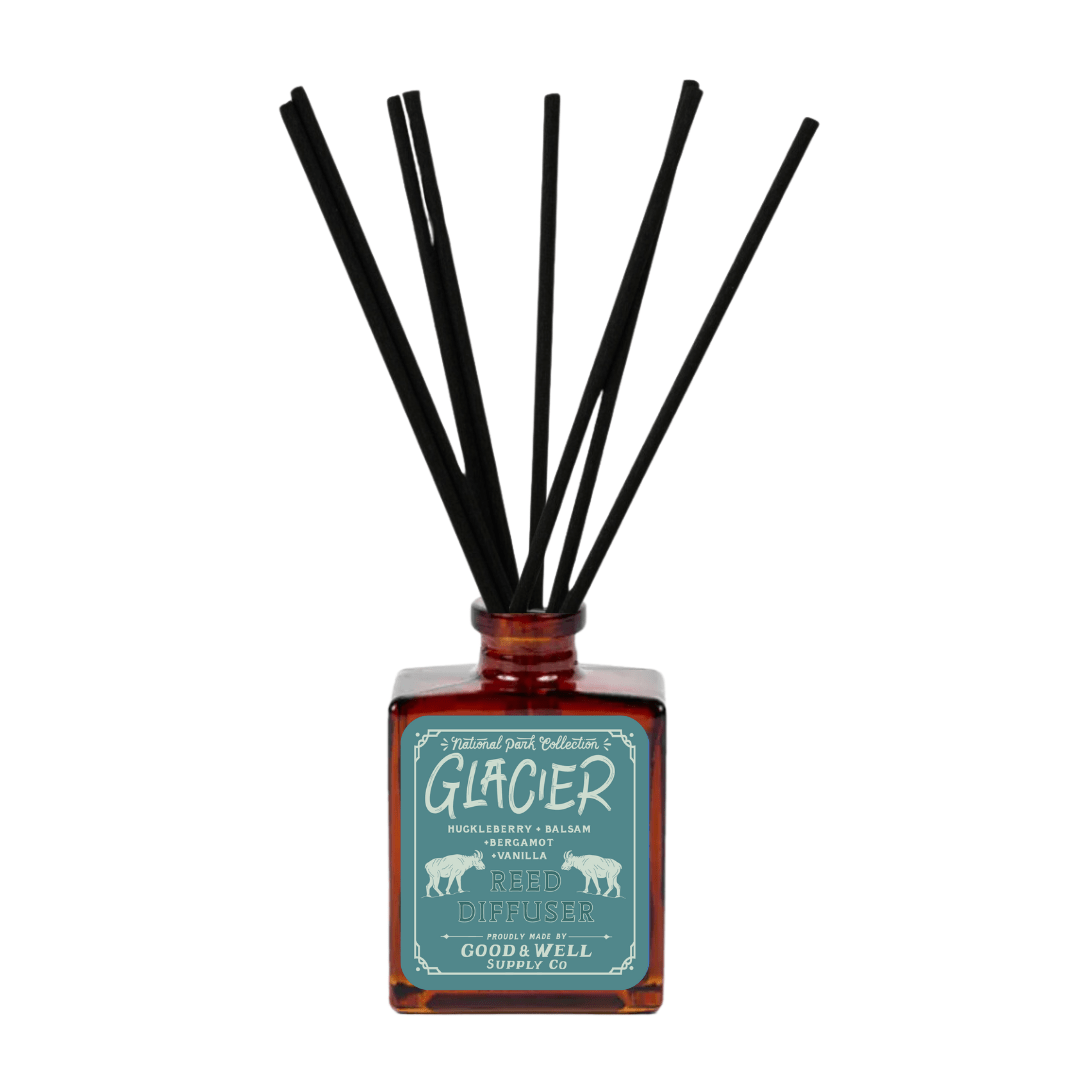 Good & Well Supply Co Glacier National Park Reed Diffuser