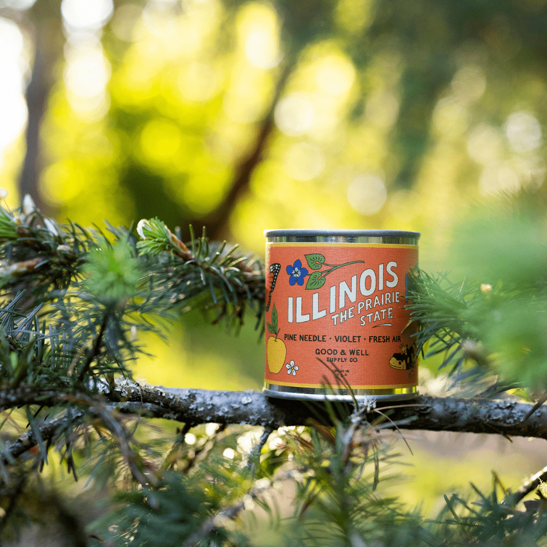 Good & Well Supply Co Illinois State Candle