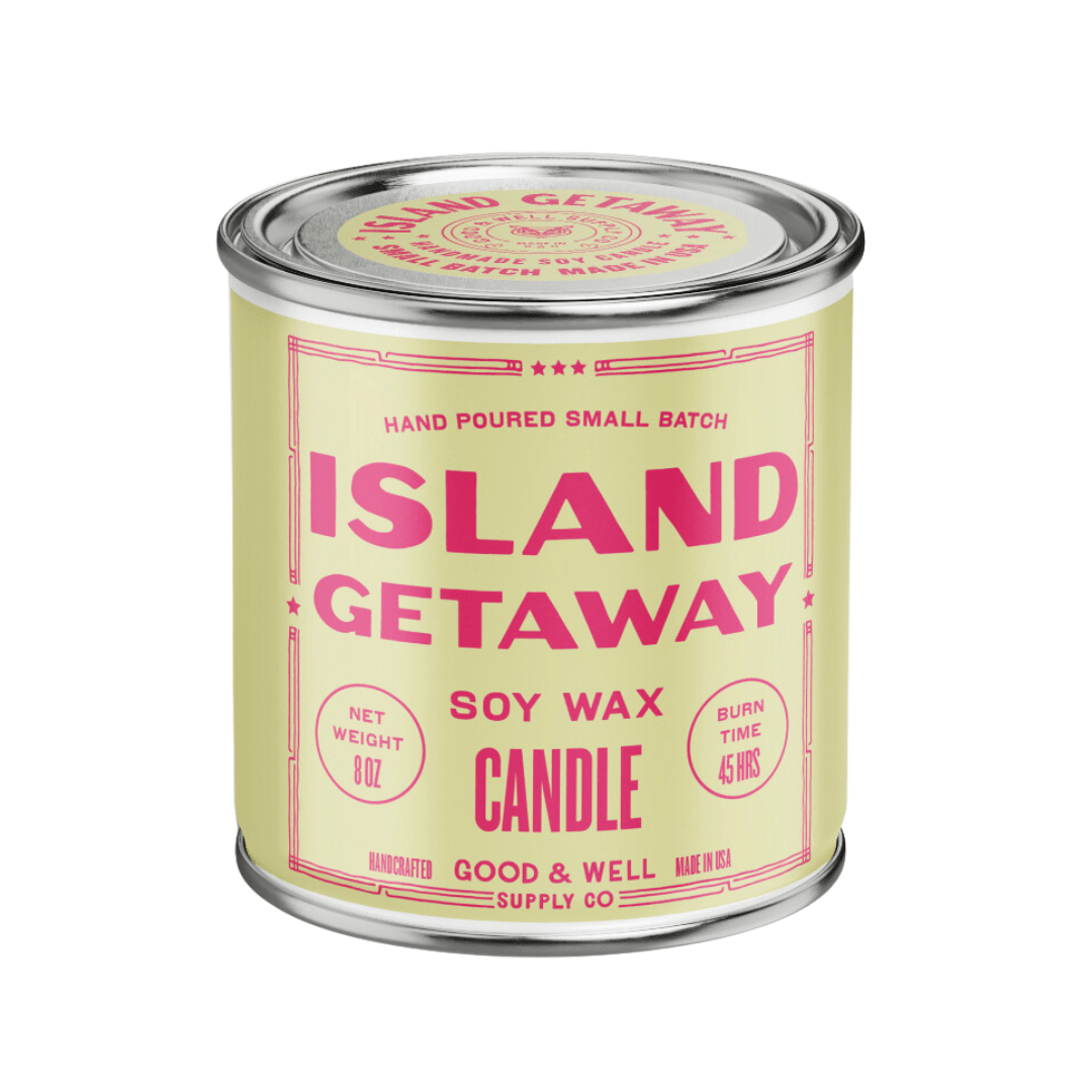 Good & Well Supply Co Island Getaway Happy Place Candle
