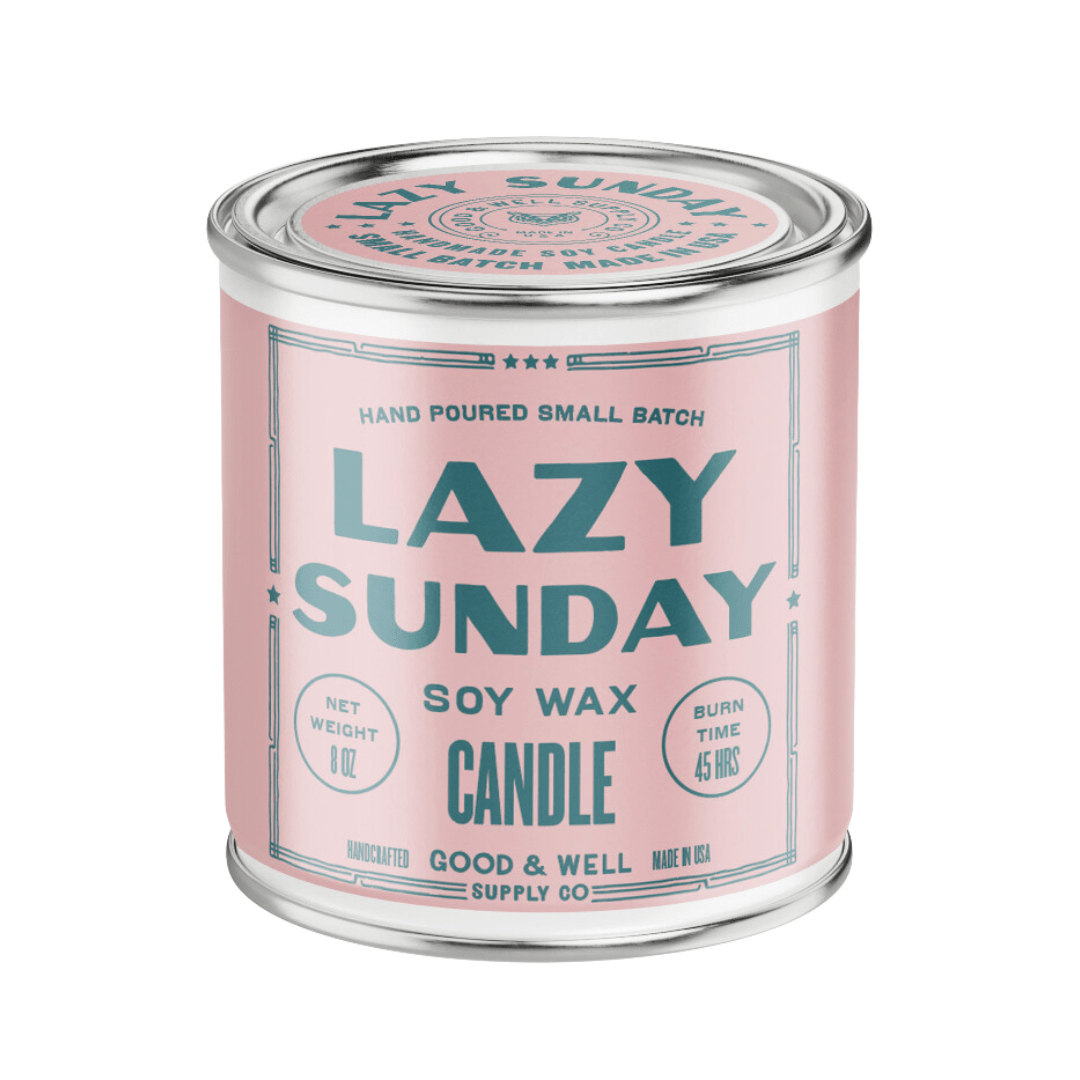 Good & Well Supply Co Lazy Sunday Happy Place Candle